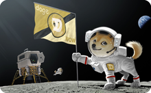 Load image into Gallery viewer, Doge on the Moon
