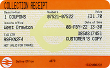 Load image into Gallery viewer, Rail Ticket
